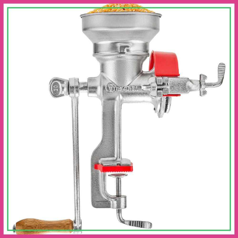 Cast Iron Corn - Manual Cast Iron Grain Mill with