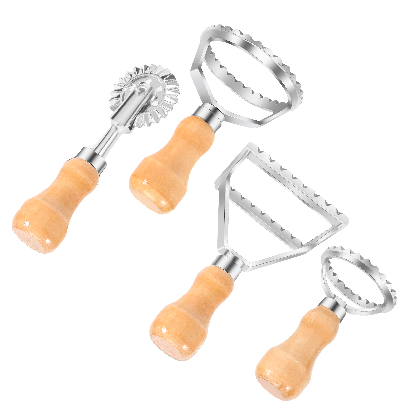 Dumpling Press Set - A11I Ravioli Maker Cutter Stamp Set-Leading