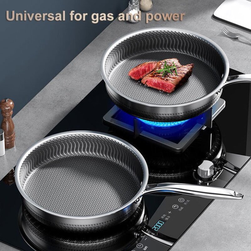 Mini Pancake Griddle - Stainless Steel Non Stick Frying Pan