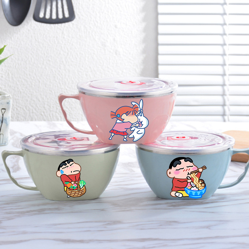 Crayon Shin-chan Noodle Bowl L - مراجعة Dim Sum Basket وسعره