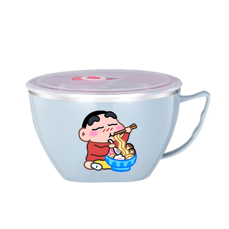 Crayon Shin-chan Noodle Bowl L - مراجعة Dim Sum Basket وسعره