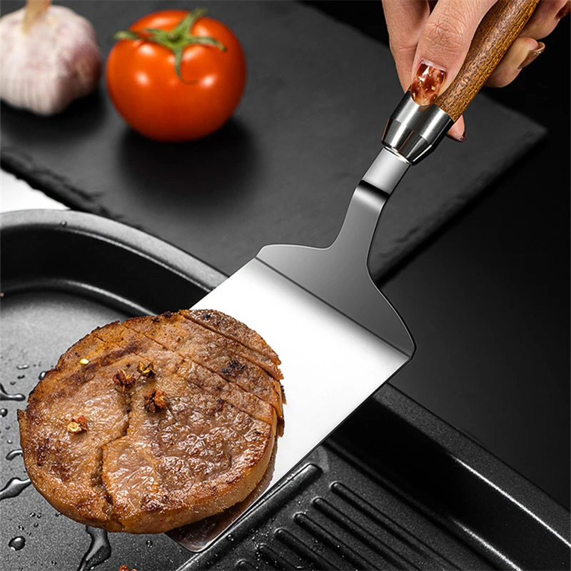Stainless Steel Square Head St - مراجعة Okonomiyaki Spatula وسعره