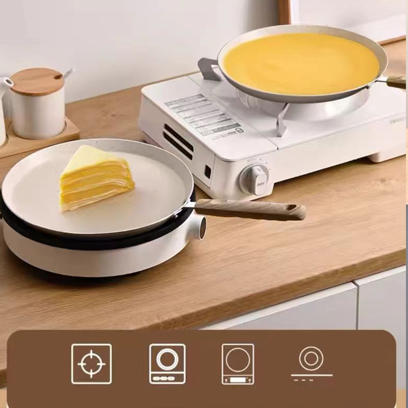 10In Thickened Omelet Pan Pizz - مراجعة Danish Pancake Pan وسعره