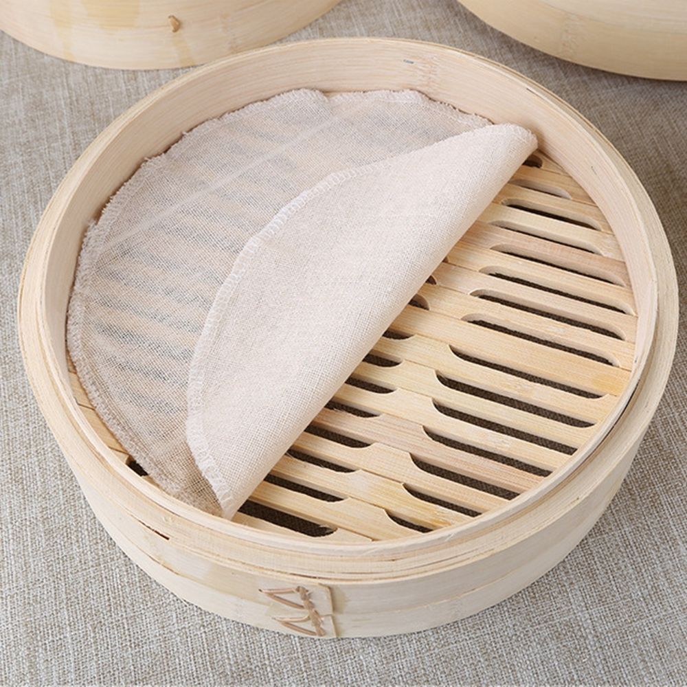 Steaming With Lid Cooking Tool - مراجعة Bao Steamer Bamboo وسعره