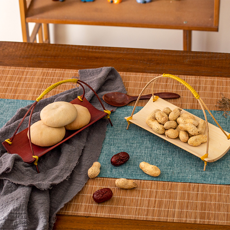 Handwoven Bamboo  Tea Tray Wed - مراجعة Dim Sum Basket وسعره