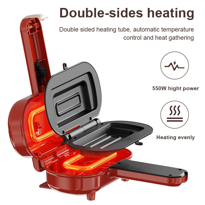 Double-Sided Seal Press Sandwi - مراجعة Hot Dog Press وسعره