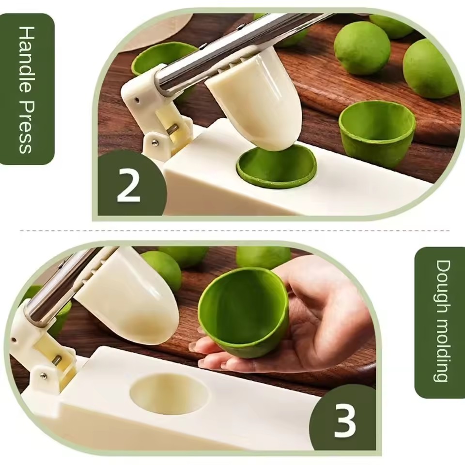 Hand Press Sweet Green Rice Ba - مراجعة Dumpling Press Set وسعره