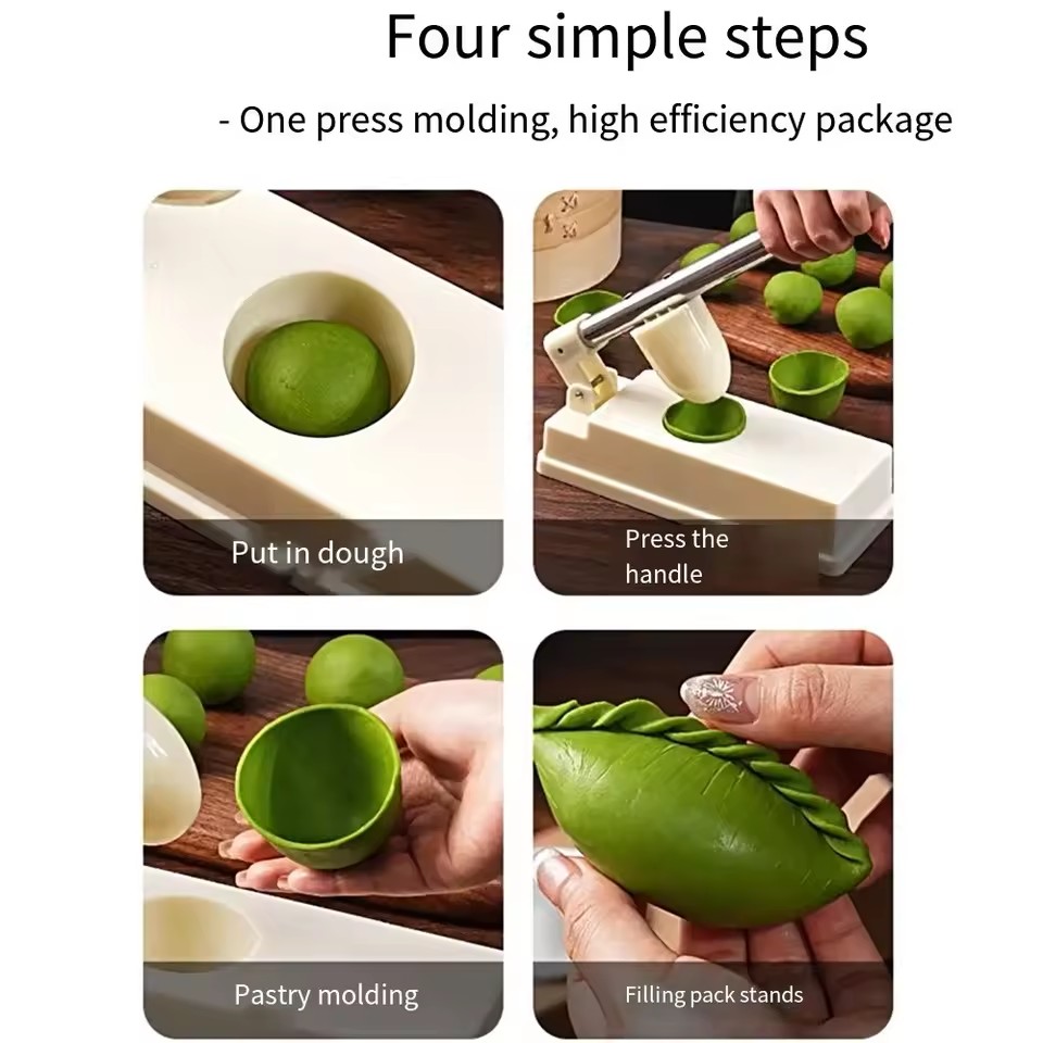 Hand Press Sweet Green Rice Ba - مراجعة Dumpling Press Set وسعره