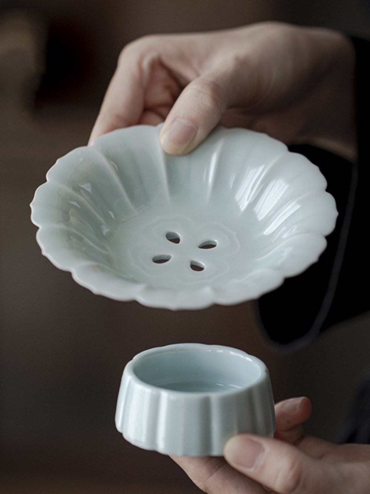 Chinese Style Ceramic Lotus Pe - مراجعة Dim Sum Basket وسعره