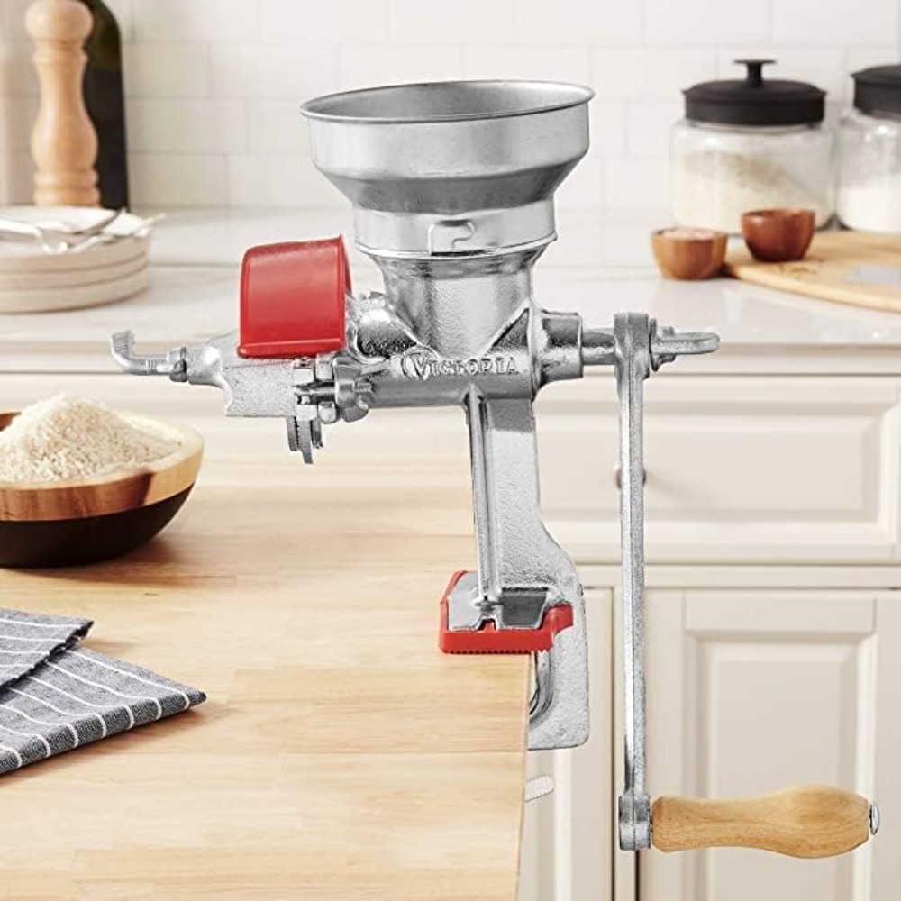 Manual Cast Iron Grain Mill wi - مراجعة Cast Iron Corn وسعره