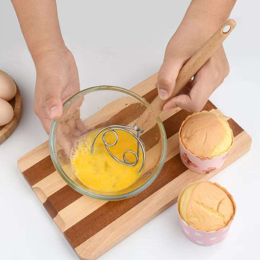 Wooden Hanlde Danish Dough Mix - مراجعة Danish Pancake Pan وسعره