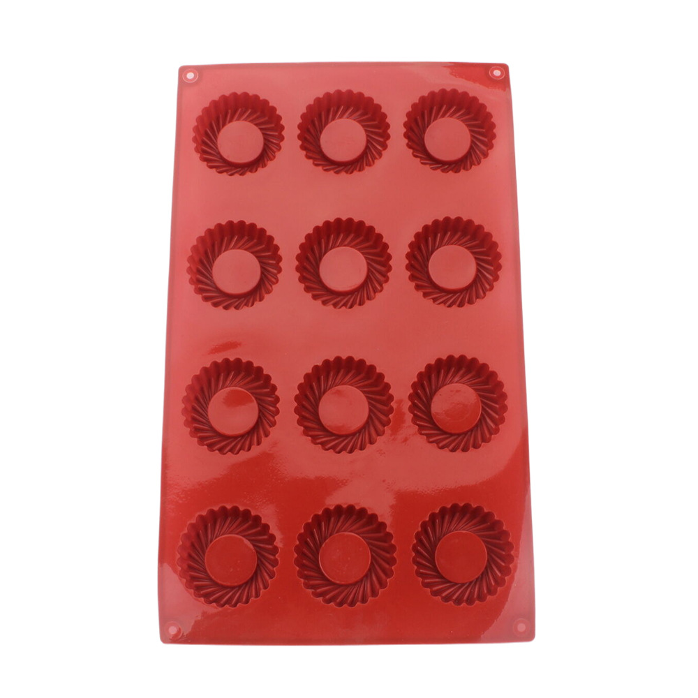 12 Holes Circular Vortex Shape - مراجعة Donut Mold Silicone وسعره