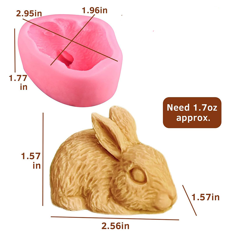 3D Rabbit Silicone Soap Mold E - مراجعة Bunny Cake Mold وسعره