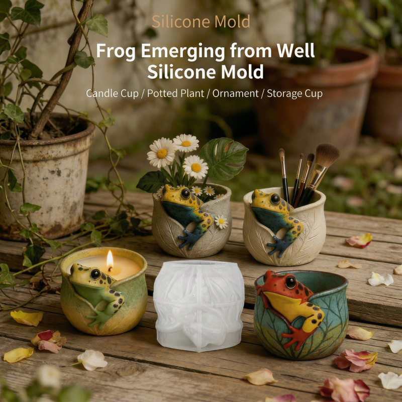 A silicone mold for a frog-sha - مراجعة Potsticker Mold وسعره