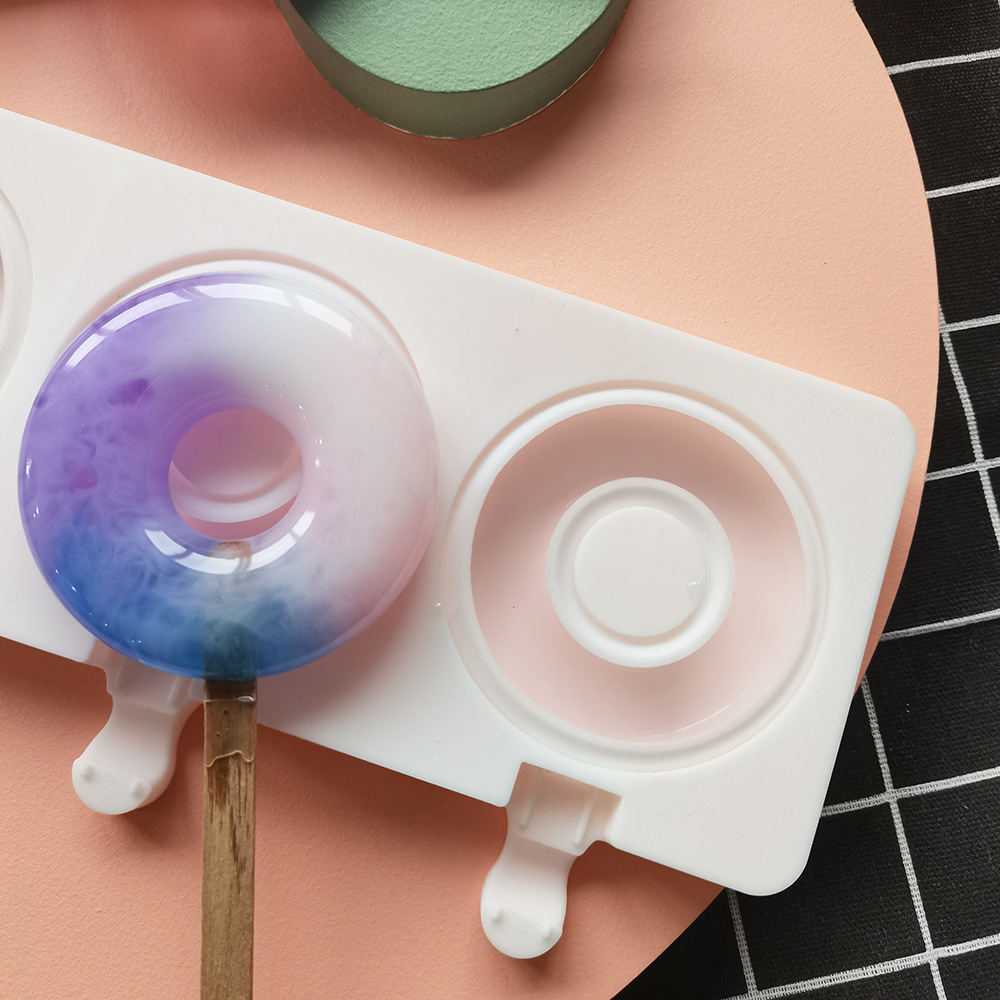 Large Donut 4 Cavity Ice Cream - مراجعة Donut Mold Silicone وسعره