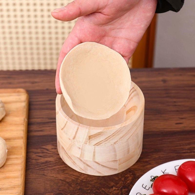 1 Set Wooden Dumpling Maker -  - مراجعة Dumpling Press Set وسعره