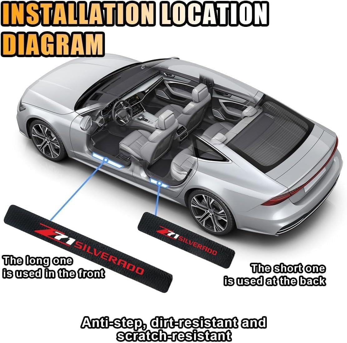 Car Door Sill Plate Guard Stic - مراجعة Crepe Pan Carbon وسعره
