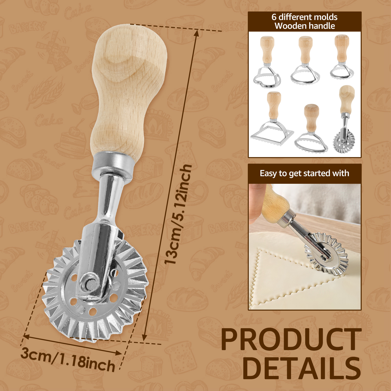 6Pcs Ravioli Maker Set Ravioli - مراجعة Dumpling Press Set وسعره