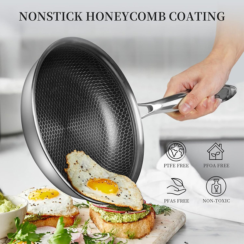 Stainless Steel Frying Pan wit - مراجعة Egg Waffle Pan وسعره