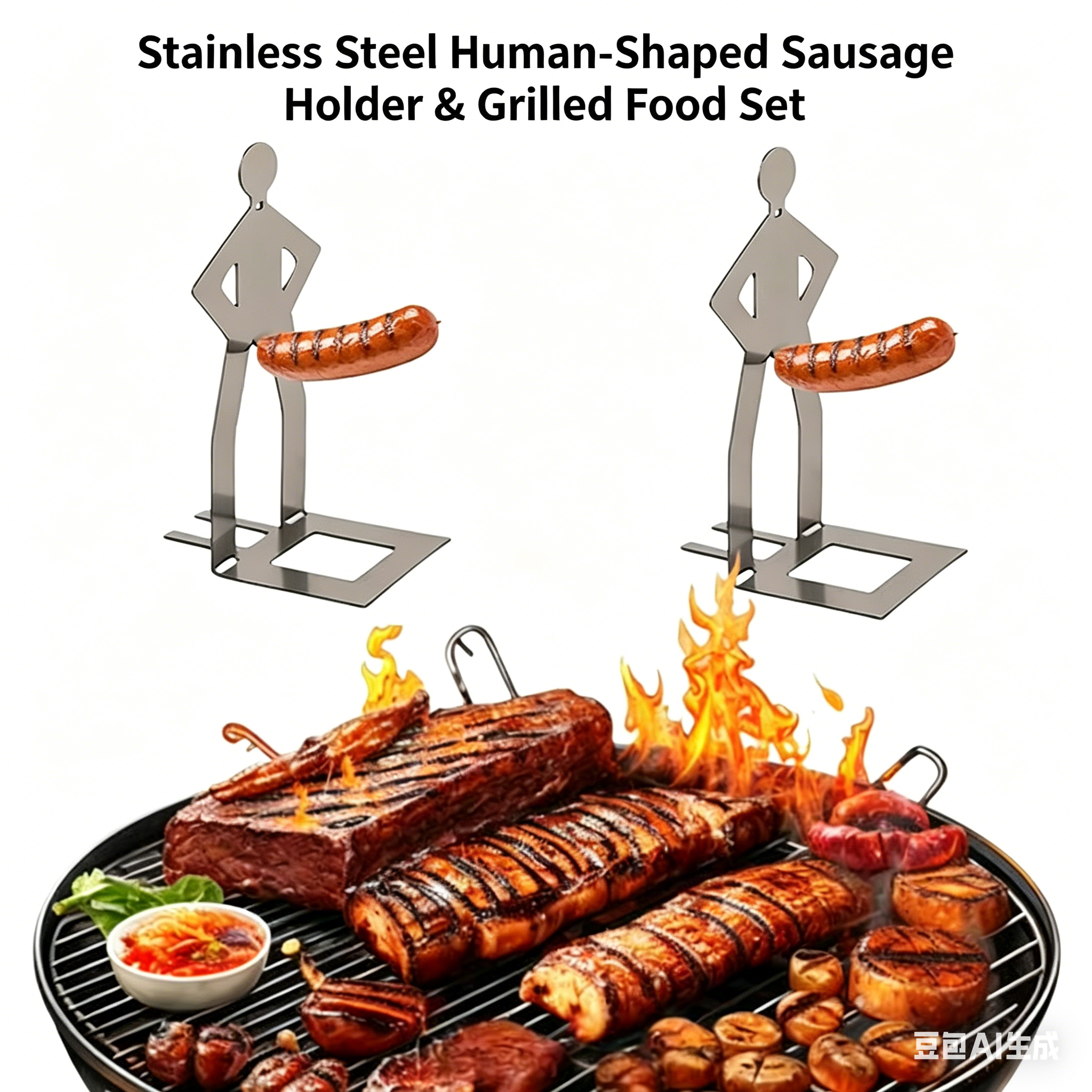 Stainless Steel BBQ Sausage Ho - مراجعة Hot Dog Press وسعره