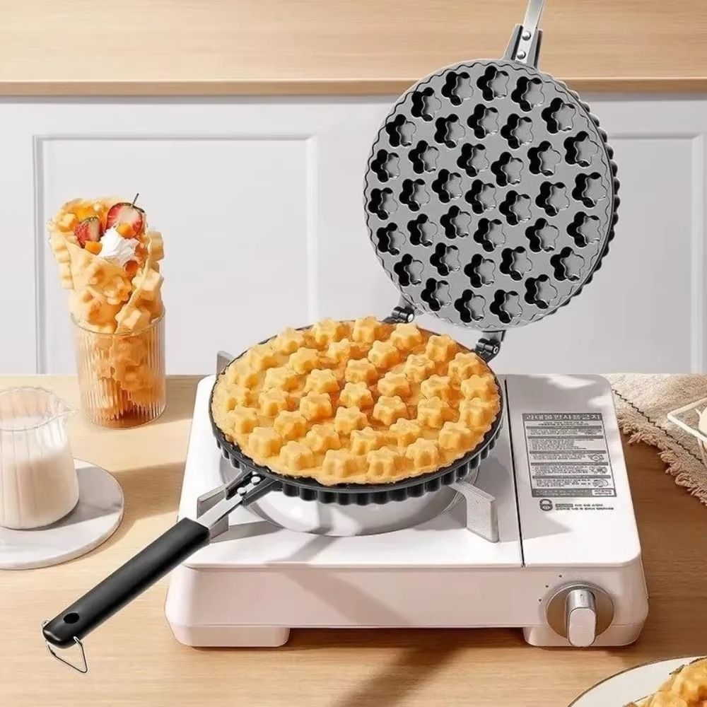 19/37 Holes Plum Blossom Cake  - مراجعة Waffle Cone Maker وسعره
