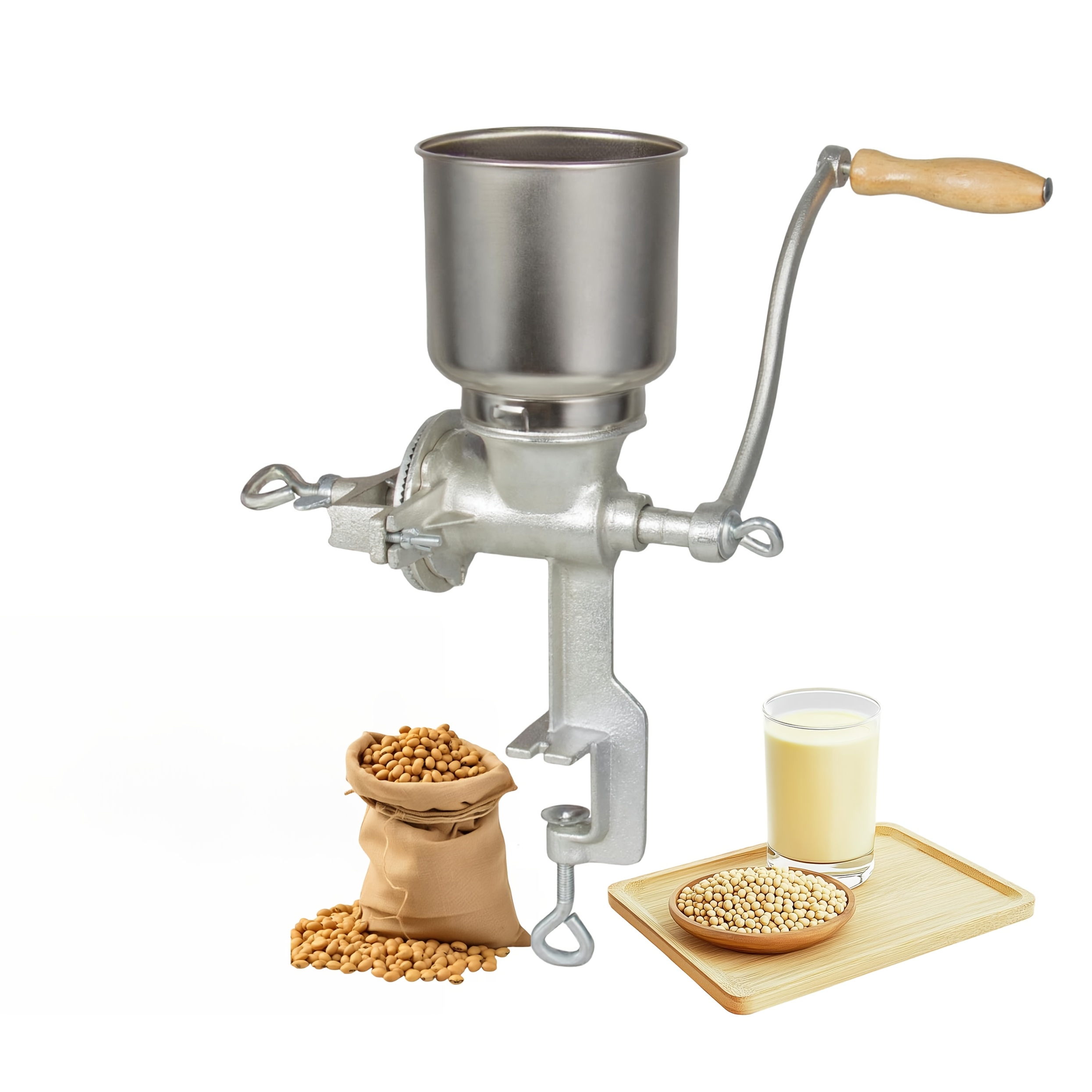 High Hopper Grain Mill Cast Ir - مراجعة Cast Iron Corn وسعره