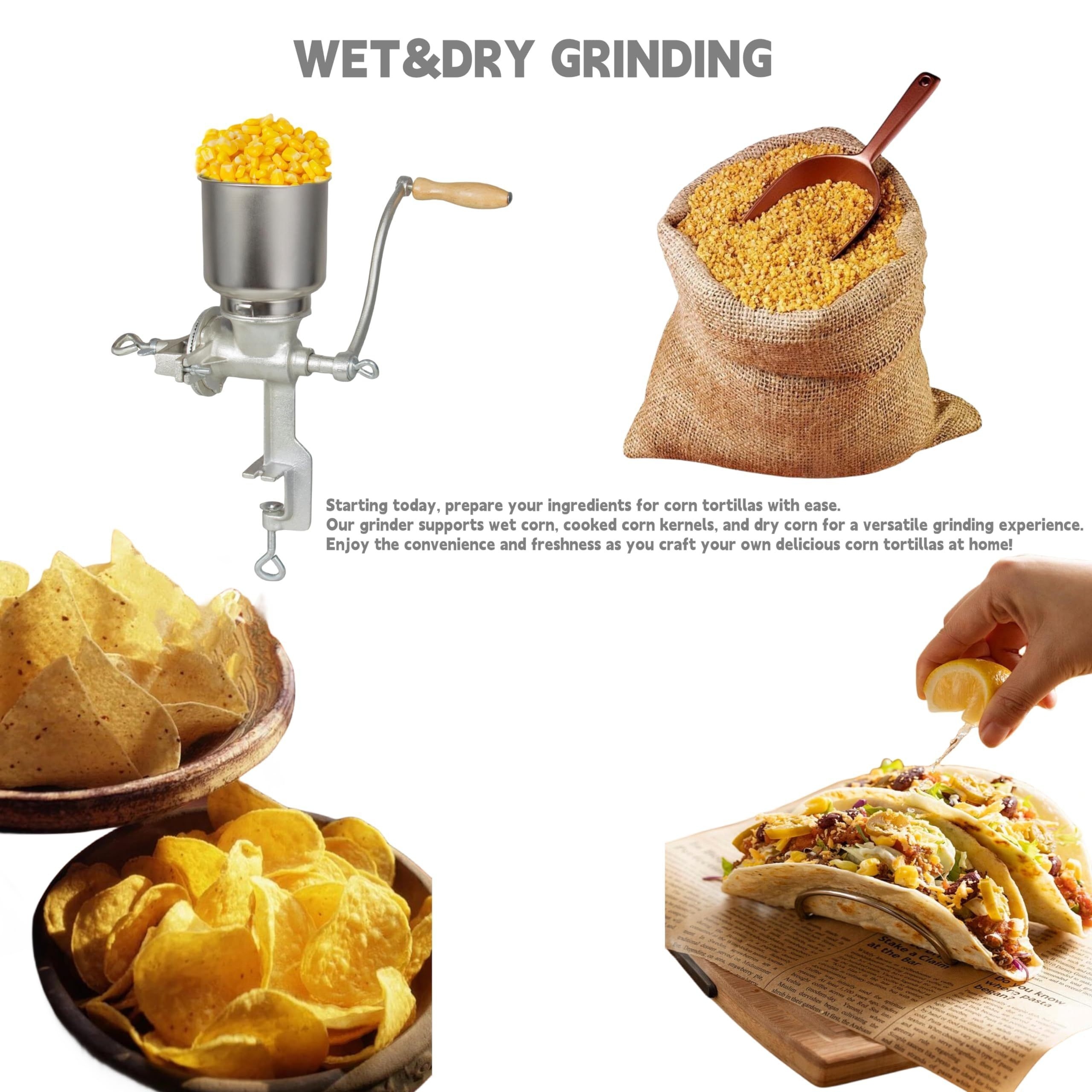 High Hopper Grain Mill Cast Ir - مراجعة Cast Iron Corn وسعره
