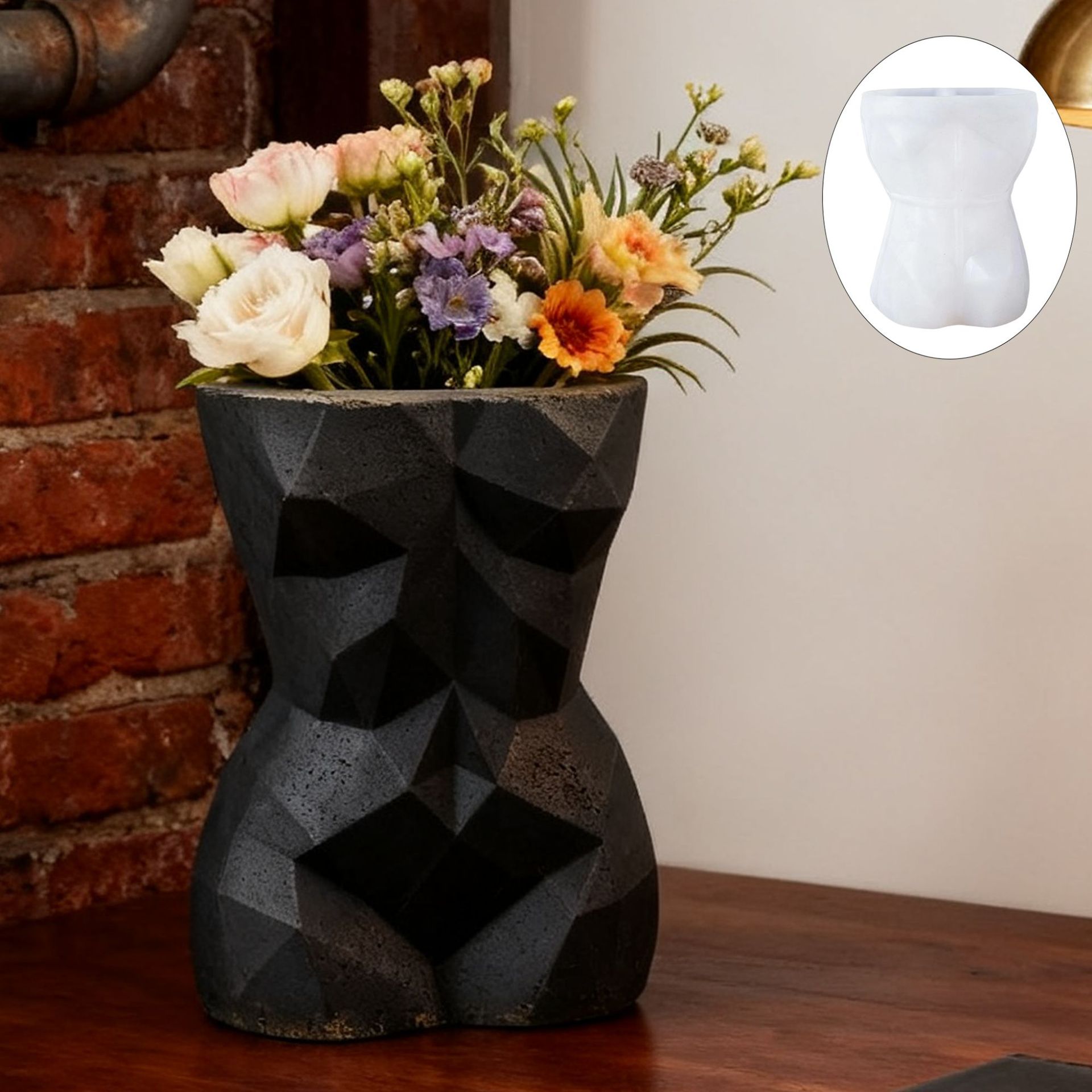 3D Geometric Female Body Flowe - مراجعة Potsticker Mold وسعره