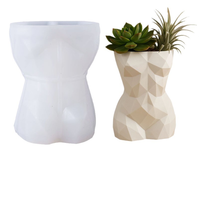3D Geometric Female Body Flowe - مراجعة Potsticker Mold وسعره