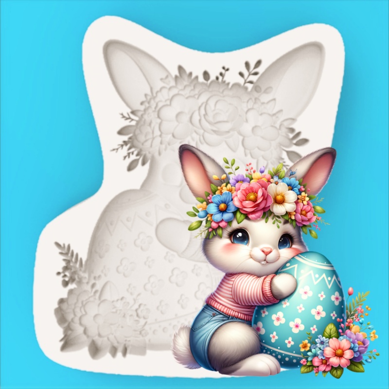 Easter Wreath Bunny Silicone B - مراجعة Bunny Cake Mold وسعره