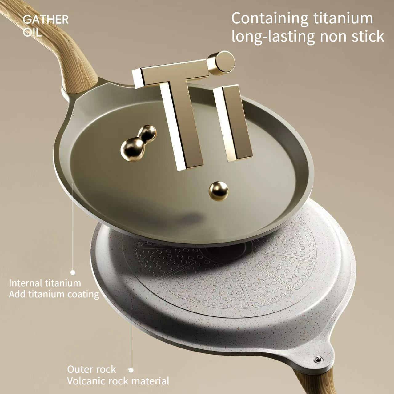Titanium flat bottomed pan non - مراجعة Mini Pancake Griddle وسعره