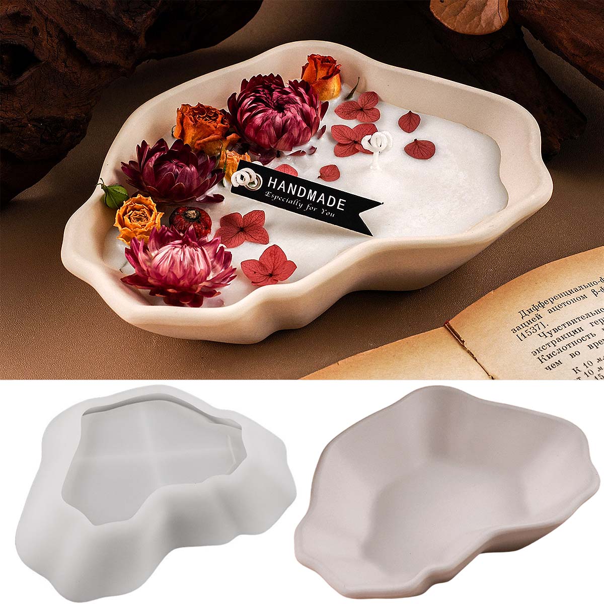 Irregular Candle Bowl Silicone - مراجعة Potsticker Mold وسعره