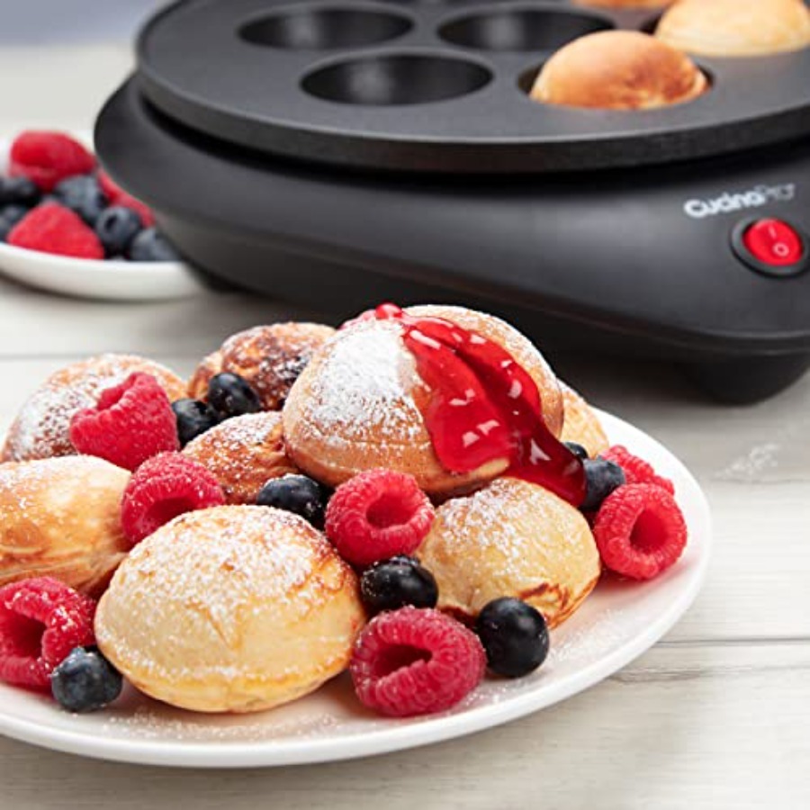 Ebelskiver Maker- Electric Non - مراجعة Takoyaki Grill Plate وسعره