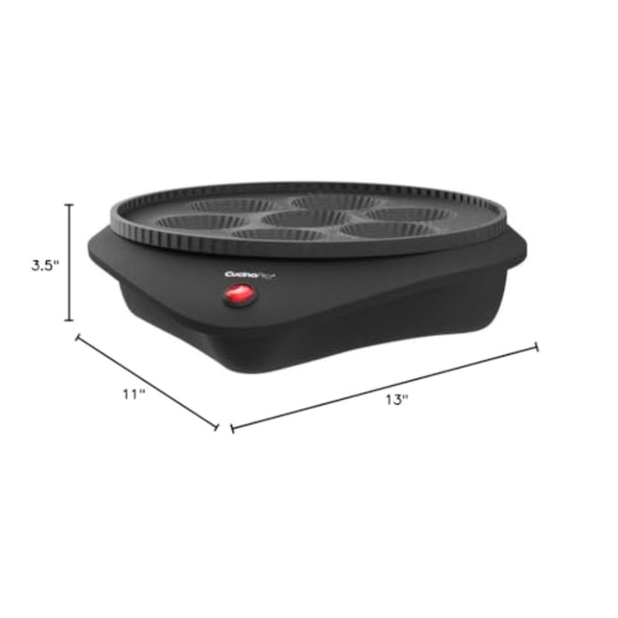 Ebelskiver Maker- Electric Non - مراجعة Takoyaki Grill Plate وسعره