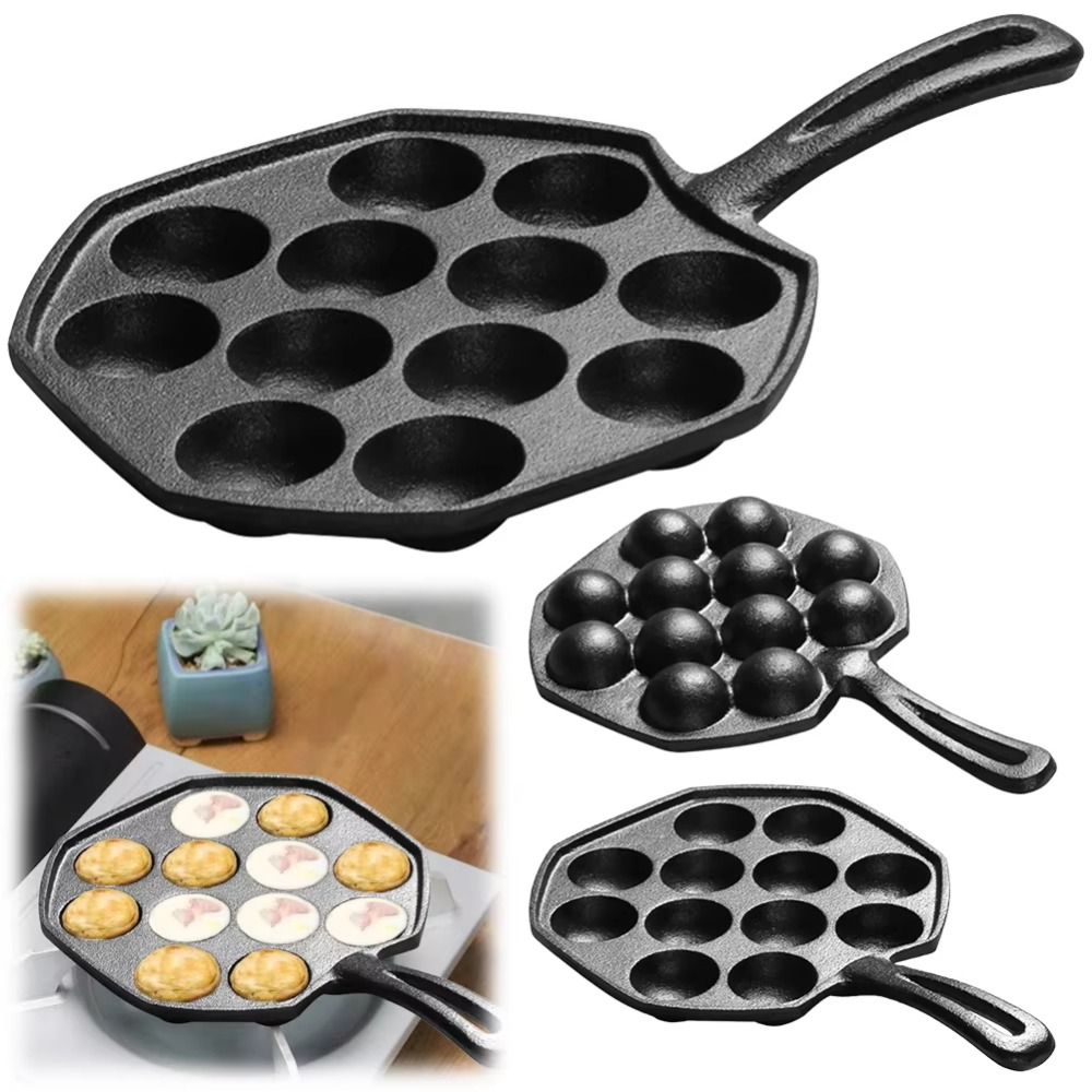 12 Holes Octopus Baking Mold C - مراجعة Takoyaki Grill Plate وسعره
