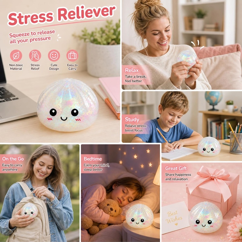 Glitter Bao Bun Squeeze Toy Ka - مراجعة Bao Steamer Bamboo وسعره