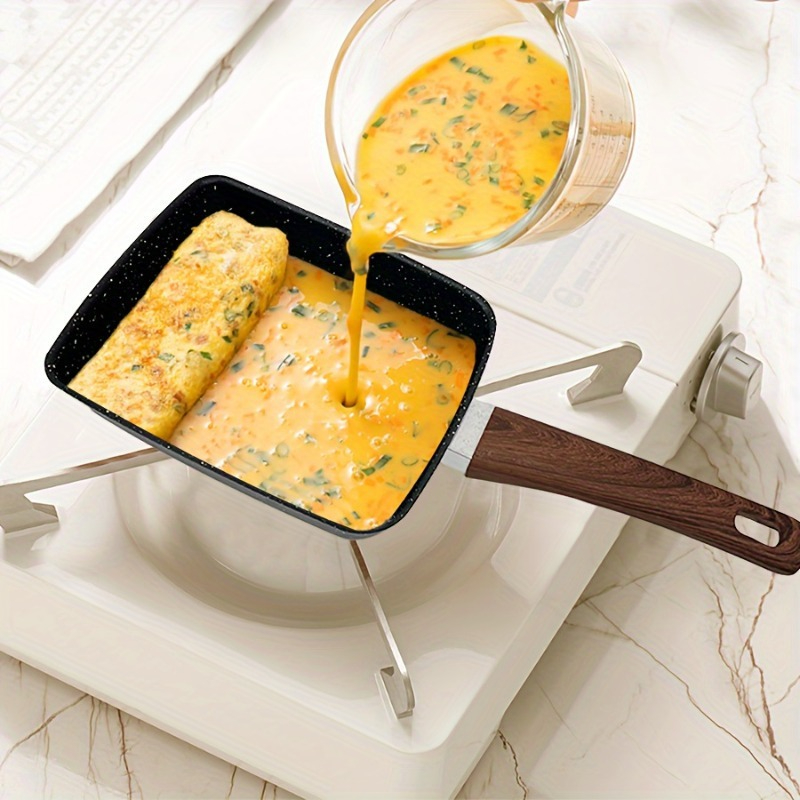 1PCS Egg Fry Pan Square Cast I - مراجعة Cast Iron Corn وسعره
