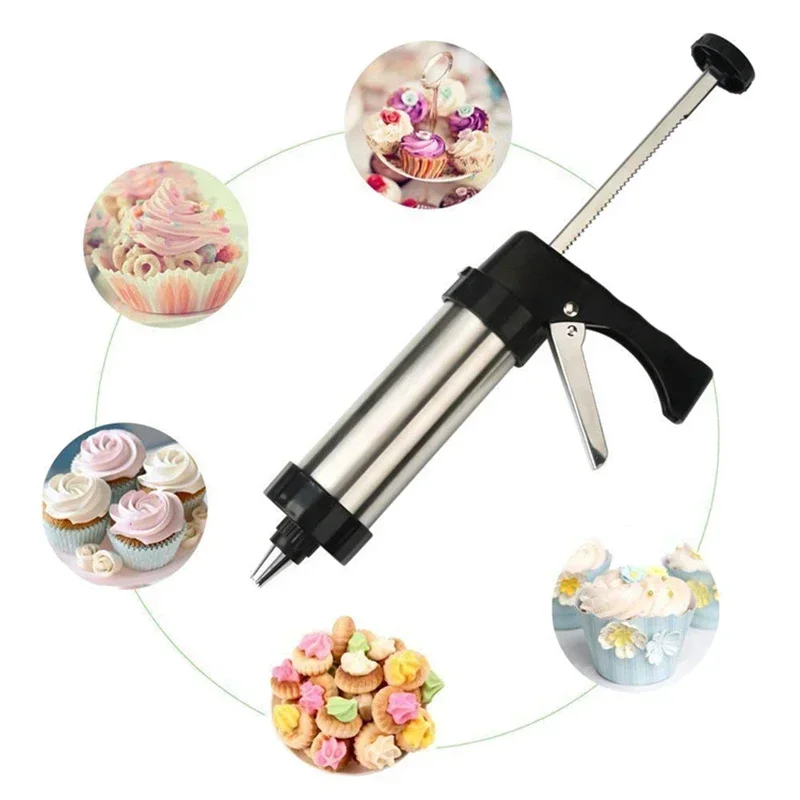 Cookie Press Gun Kit Stainless - مراجعة Churros Maker Gun وسعره