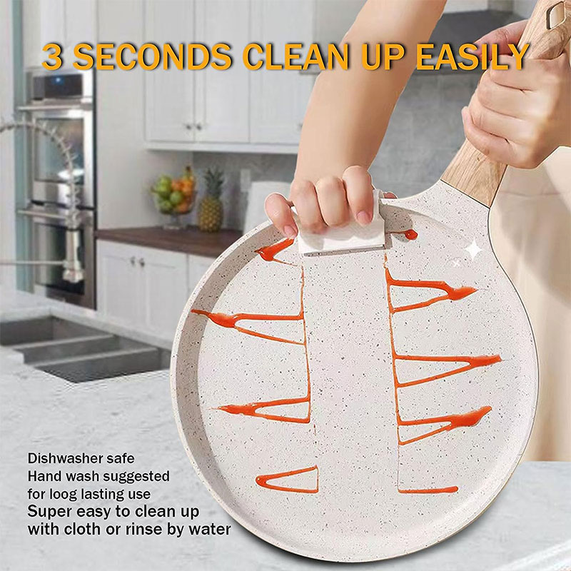 20/24/28cm Nonstick Crepe Egg  - مراجعة Danish Pancake Pan وسعره