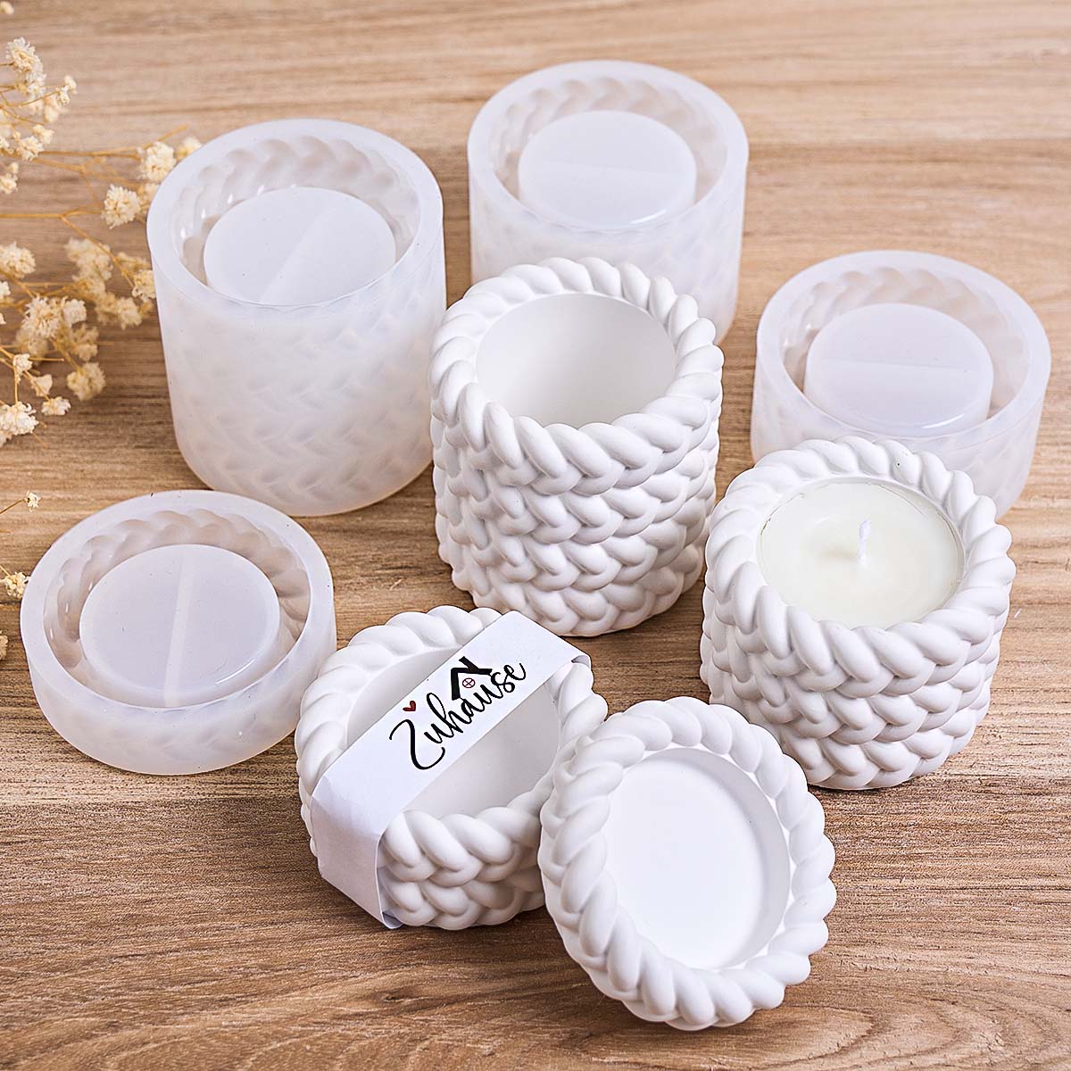 Woven Candle Jar Silicone Mold - مراجعة Potsticker Mold وسعره