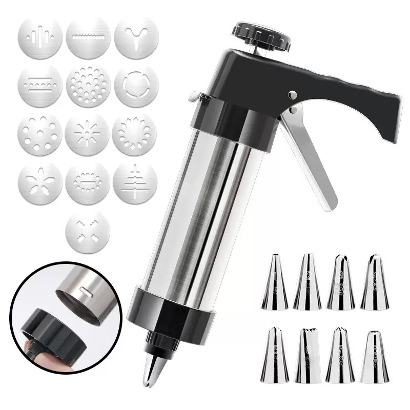 Multipurpose Aluminum Cookie M - مراجعة Churros Maker Gun وسعره