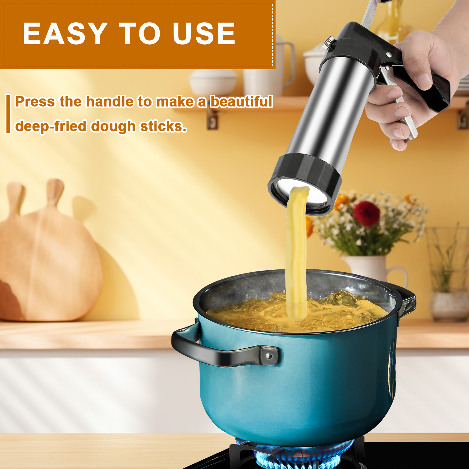 Churro Maker Machine Cookie Pr - مراجعة Churros Maker Gun وسعره