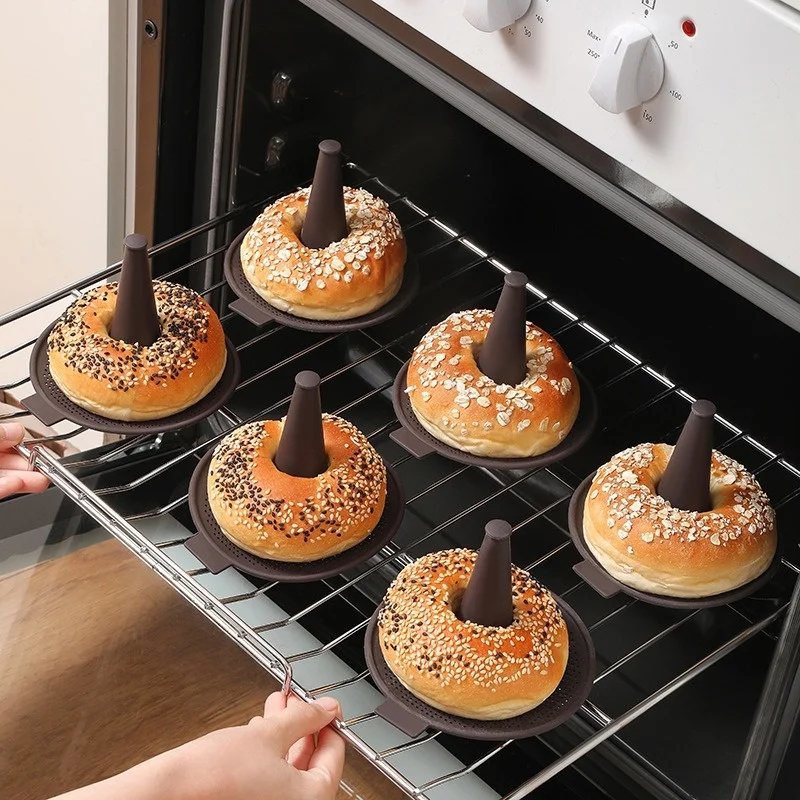 6Pcs Baking Mold Bread Donut P - مراجعة Donut Mold Silicone وسعره