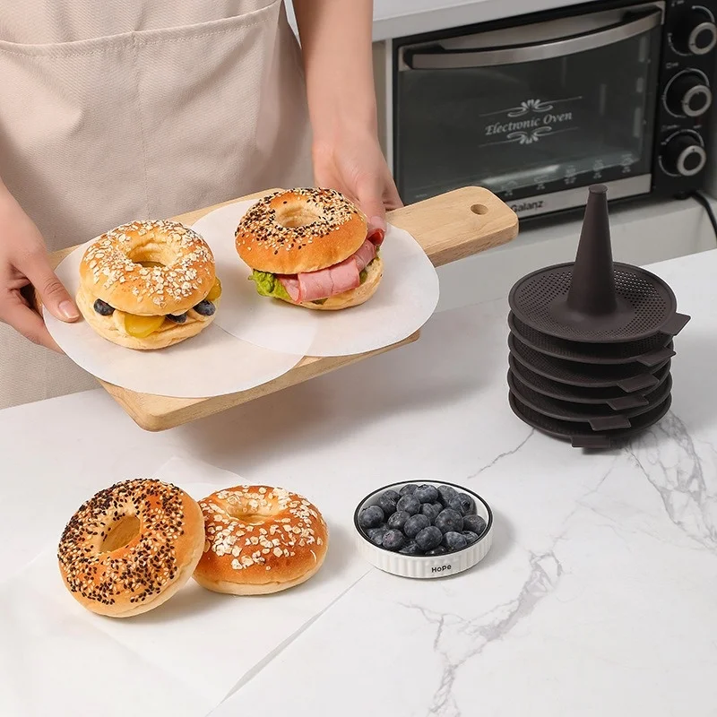 6Pcs Baking Mold Bread Donut P - مراجعة Donut Mold Silicone وسعره