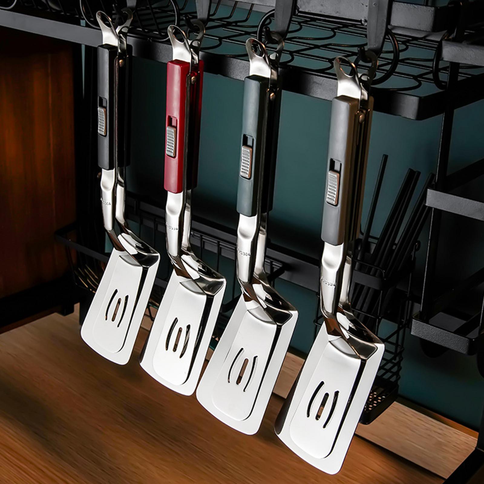 Stainless Steel Spatula Tongs  - مراجعة Okonomiyaki Spatula وسعره