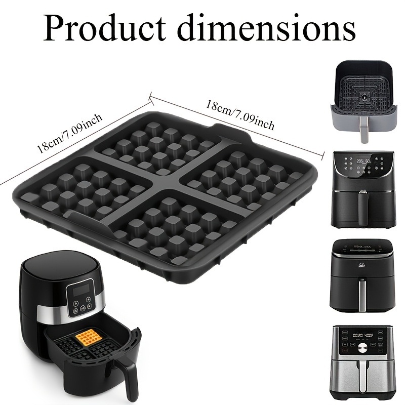 Square Waffle Mold, Non-Stick  - مراجعة Mini Pancake Griddle وسعره