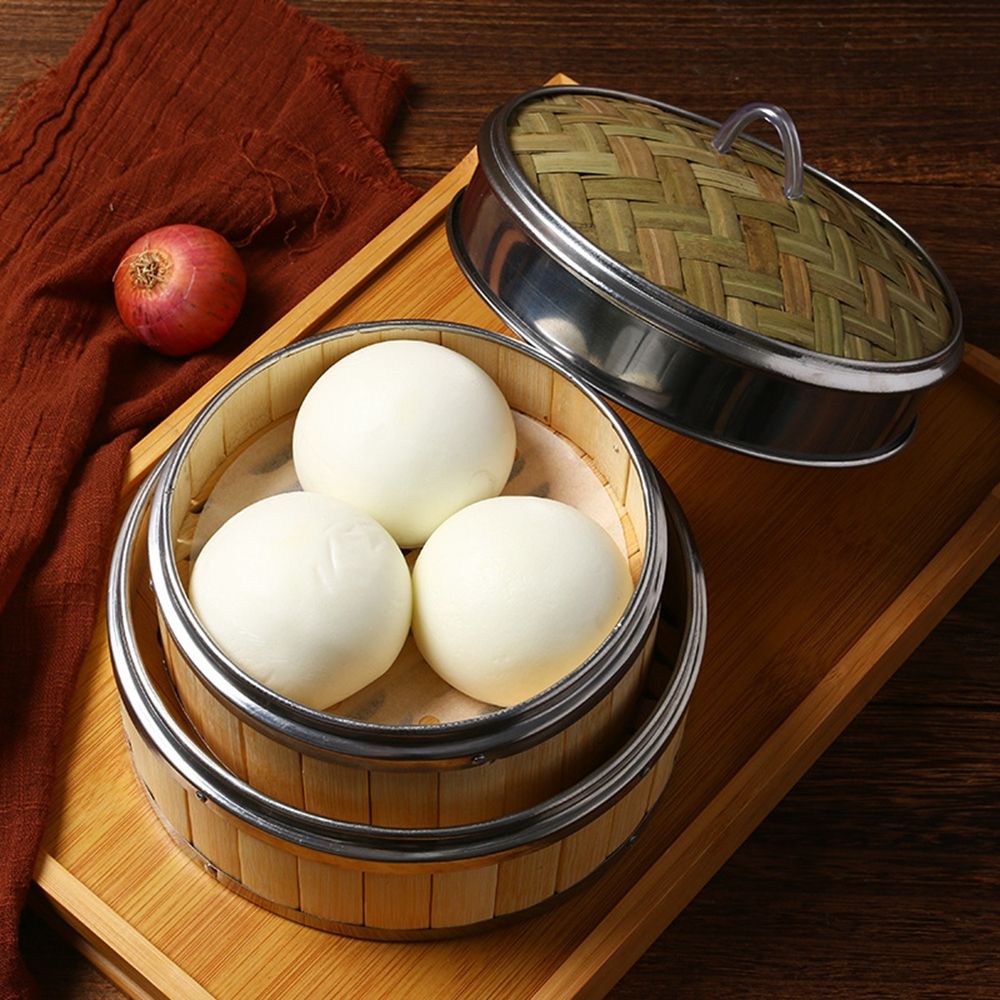 Dim Sum Bao Buns Woven Bamboo  - مراجعة Bao Steamer Bamboo وسعره
