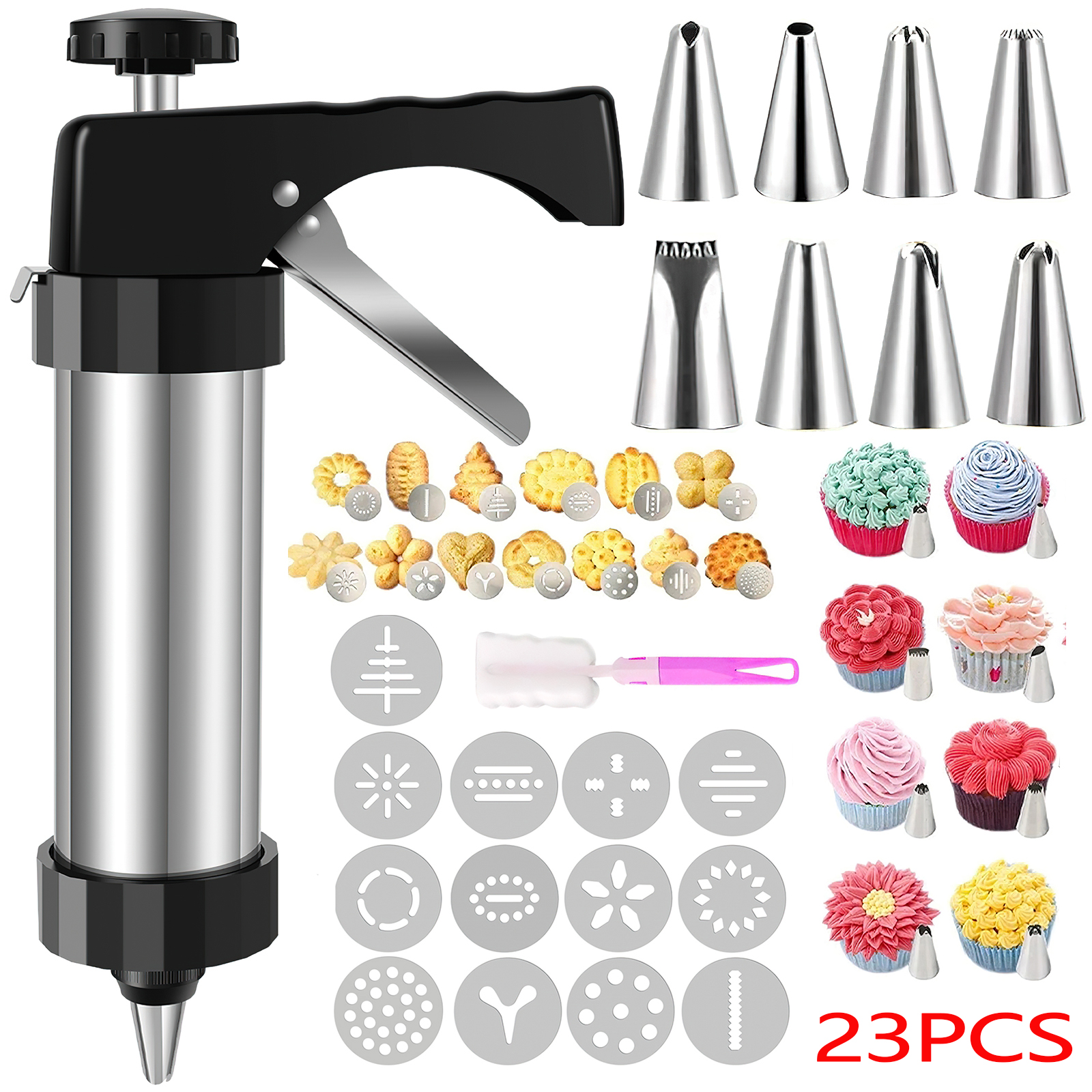 Christmas Cookie Press Gun and - مراجعة Churros Maker Gun وسعره