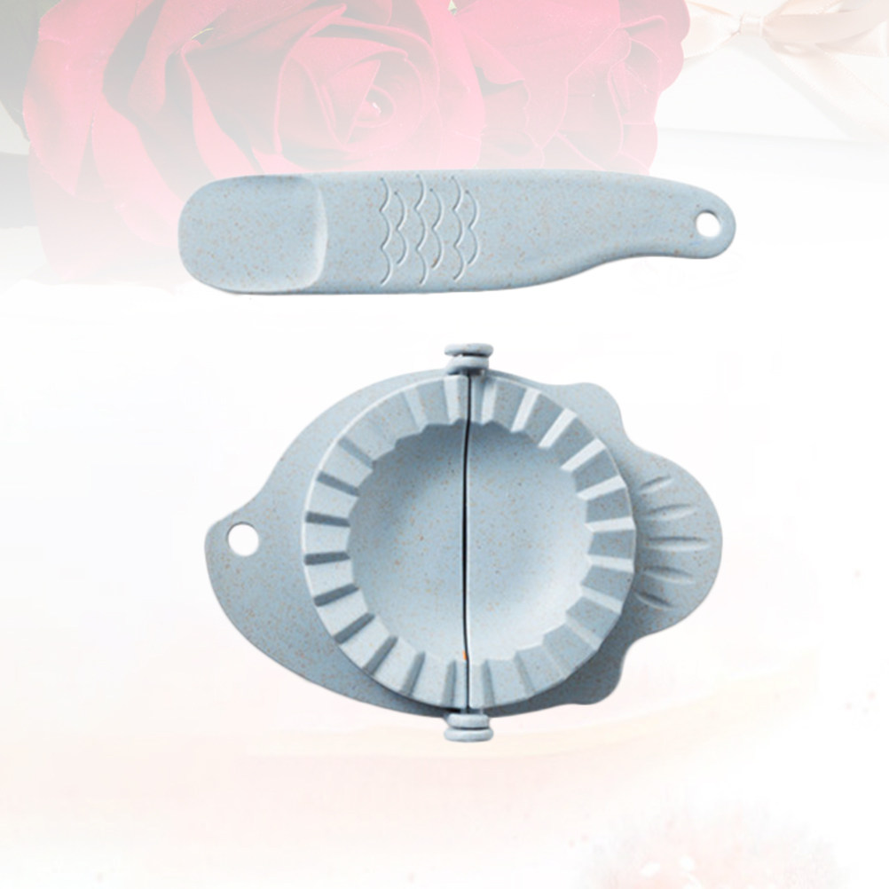 2Pcs Dumpling Maker Set Wheat  - مراجعة Dumpling Press Set وسعره