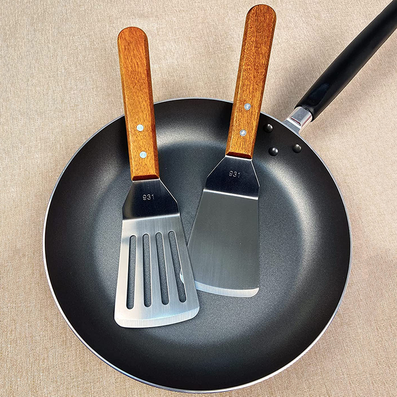 Metal Spatulas for Cast Iron S - مراجعة Okonomiyaki Spatula وسعره